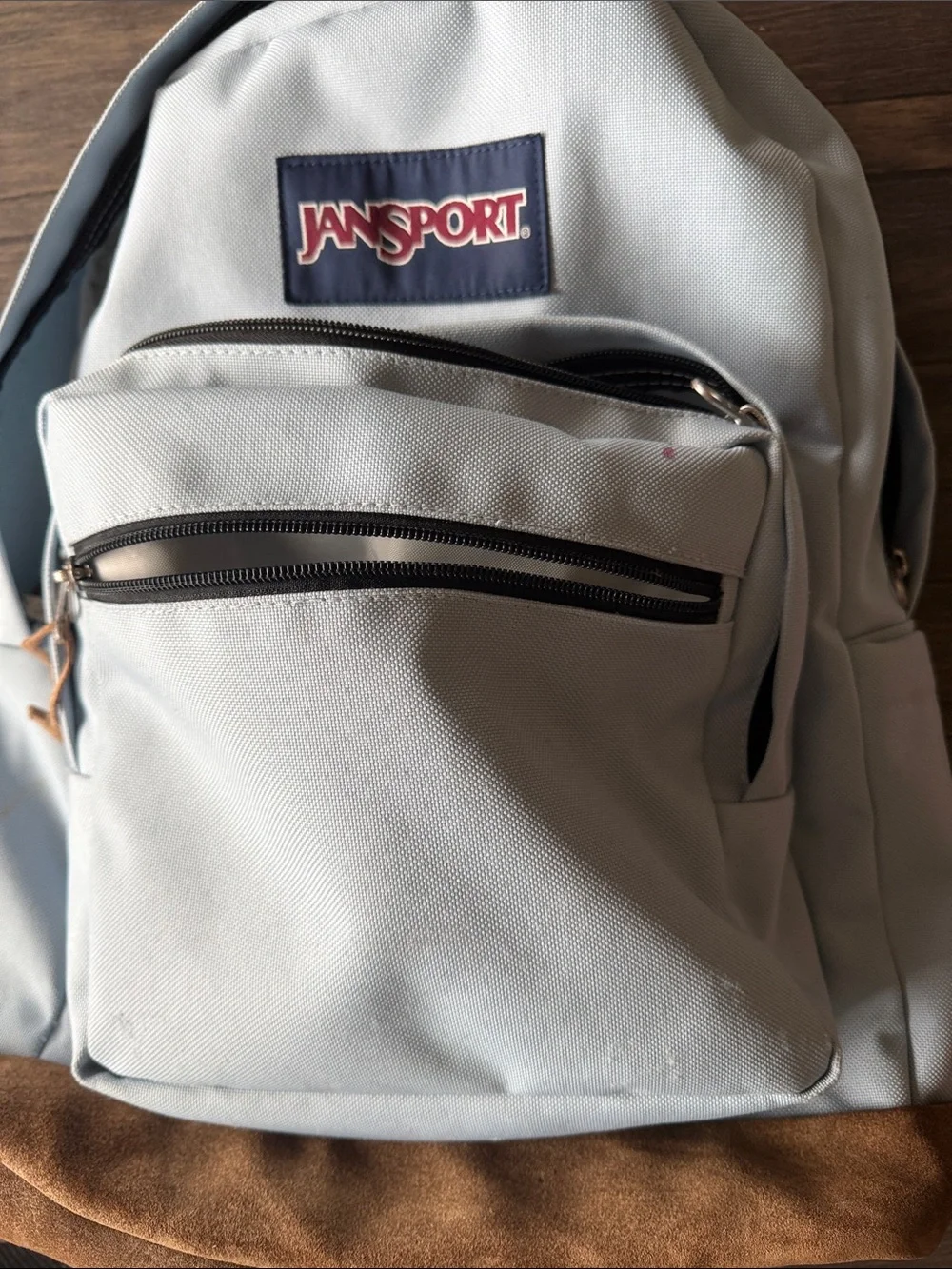 Jansport Right Pack Blue Dusk Light Backpack with Navy Logo Patch